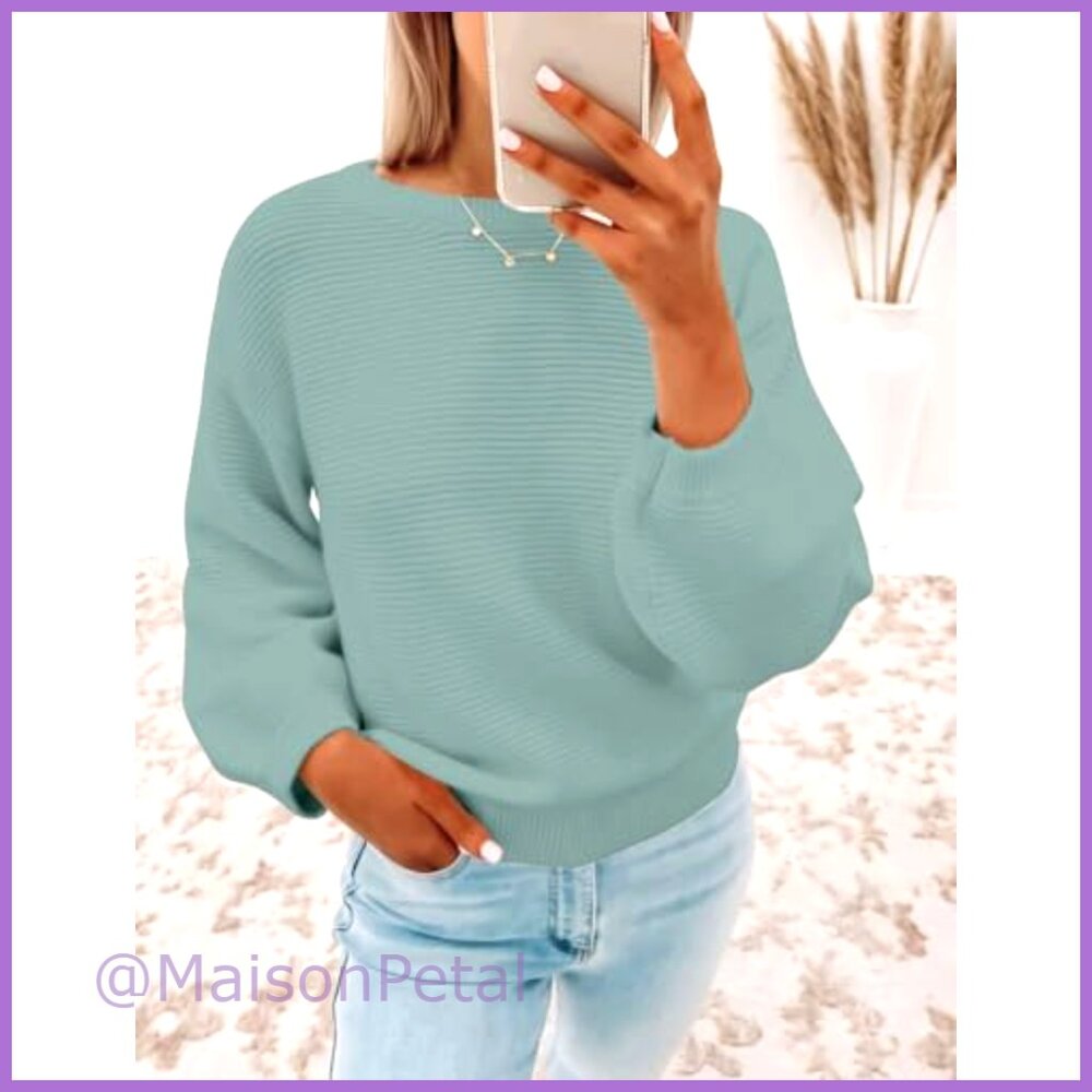 Viscose Rayon Polyester Knit Pullover Sweater Wit… - image 3